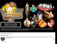 Tablet Screenshot of festivalrecado.blogspot.com