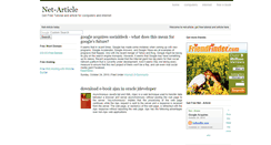 Desktop Screenshot of net-article.blogspot.com