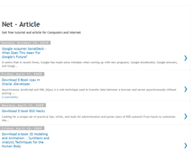 Tablet Screenshot of net-article.blogspot.com