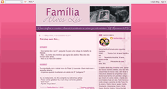 Desktop Screenshot of familiaalveslis.blogspot.com