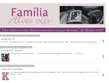 Tablet Screenshot of familiaalveslis.blogspot.com