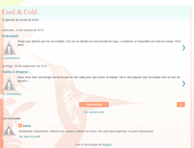 Tablet Screenshot of coolandcold.blogspot.com
