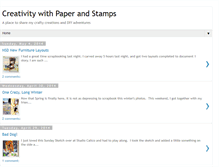 Tablet Screenshot of paperandstamps.blogspot.com
