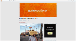 Desktop Screenshot of gastronautjones.blogspot.com