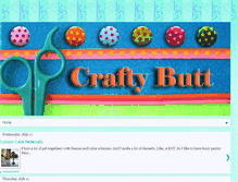 Tablet Screenshot of craftybutt.blogspot.com