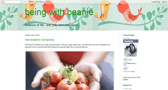 Desktop Screenshot of beingwithbeanie.blogspot.com