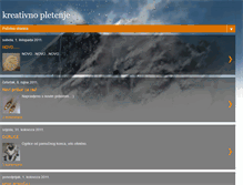 Tablet Screenshot of kreativnopletenje.blogspot.com