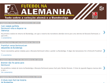Tablet Screenshot of futebolnaalemanha.blogspot.com