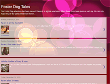 Tablet Screenshot of fosterdogtales.blogspot.com