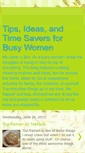 Mobile Screenshot of busymomstipsandideas.blogspot.com