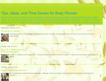 Tablet Screenshot of busymomstipsandideas.blogspot.com