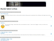 Tablet Screenshot of mundosobrelinhas.blogspot.com