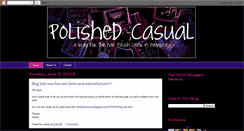 Desktop Screenshot of polishedcasual.blogspot.com