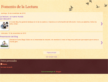 Tablet Screenshot of fomentolalectura-nerea.blogspot.com