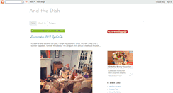 Desktop Screenshot of and-the-dish.blogspot.com