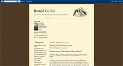 Desktop Screenshot of boundgalley.blogspot.com