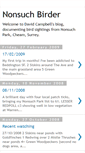 Mobile Screenshot of nonsuchbirder.blogspot.com