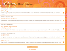 Tablet Screenshot of losprotistasunreinoestable.blogspot.com