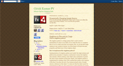 Desktop Screenshot of girishkumarpv.blogspot.com