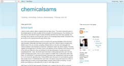 Desktop Screenshot of chemicalsams.blogspot.com