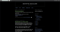 Desktop Screenshot of mayotteescalade.blogspot.com