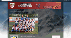 Desktop Screenshot of lospequesdelcfmartorell.blogspot.com