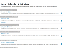 Tablet Screenshot of mayacalendar-astrology.blogspot.com