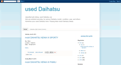 Desktop Screenshot of mobildaihatsubekas.blogspot.com