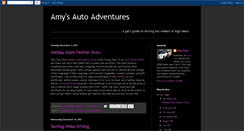 Desktop Screenshot of amysautoadventures.blogspot.com