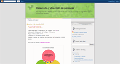 Desktop Screenshot of desarrolloydirecciondepersonas.blogspot.com