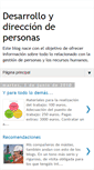 Mobile Screenshot of desarrolloydirecciondepersonas.blogspot.com