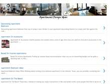 Tablet Screenshot of apartment-design-ideas.blogspot.com