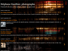 Tablet Screenshot of photographegauthier.blogspot.com
