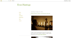 Desktop Screenshot of evanhastings.blogspot.com