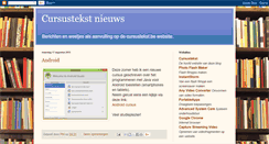 Desktop Screenshot of cursustekst.blogspot.com