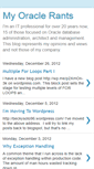 Mobile Screenshot of myoraclerants.blogspot.com