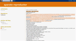 Desktop Screenshot of lourdes-aparatoreproductor.blogspot.com