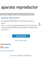 Mobile Screenshot of lourdes-aparatoreproductor.blogspot.com