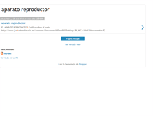Tablet Screenshot of lourdes-aparatoreproductor.blogspot.com