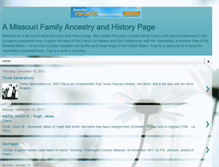 Tablet Screenshot of amissourifamilyhistory.blogspot.com