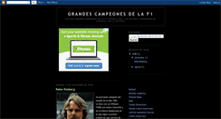 Desktop Screenshot of campeonesdelaf1.blogspot.com
