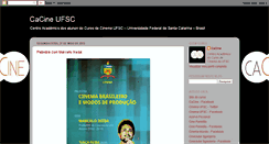Desktop Screenshot of cacineufsc.blogspot.com