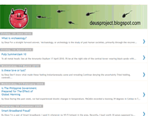 Tablet Screenshot of deusproject.blogspot.com