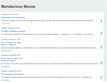 Tablet Screenshot of mendaciousmouse.blogspot.com