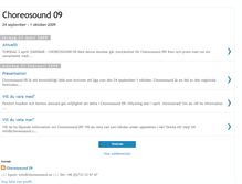 Tablet Screenshot of choreosound.blogspot.com