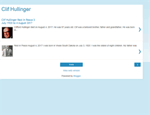 Tablet Screenshot of clifhullinger.blogspot.com