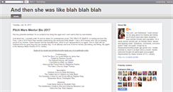 Desktop Screenshot of andthenshewaslikeblahblahblah.blogspot.com