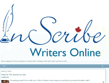 Tablet Screenshot of inscribewritersonline.blogspot.com