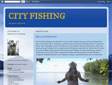 Tablet Screenshot of cityangler.blogspot.com