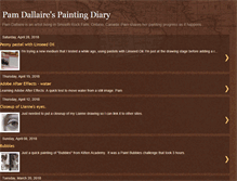 Tablet Screenshot of pamspaintingdiary.blogspot.com